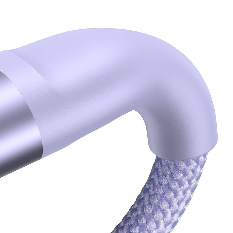 Baseus Flash Series II kabel USB Typ C / USB Typ A - USB Typ C / Lightning / micro USB 100 W 1,5 m fioletowy (CASS030205)