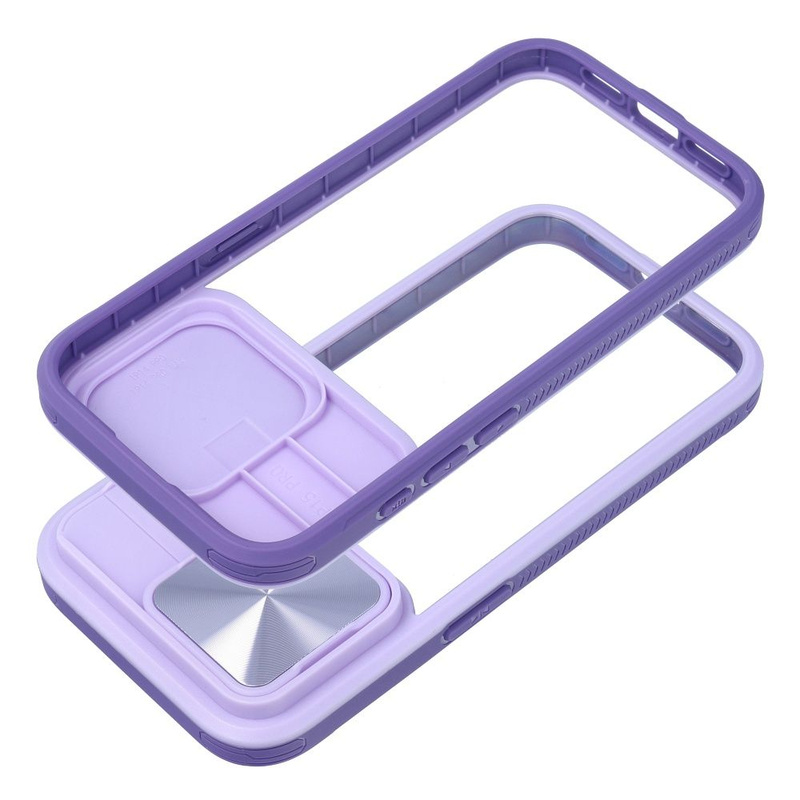 Futerał SLIDER do SAMSUNG A24 4G fioletowy