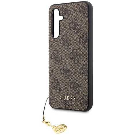 Guess nakładka do Samsung S23 FE GUHCS23FEGF4GBR GUESS HC PU 4G CHARM brązowa