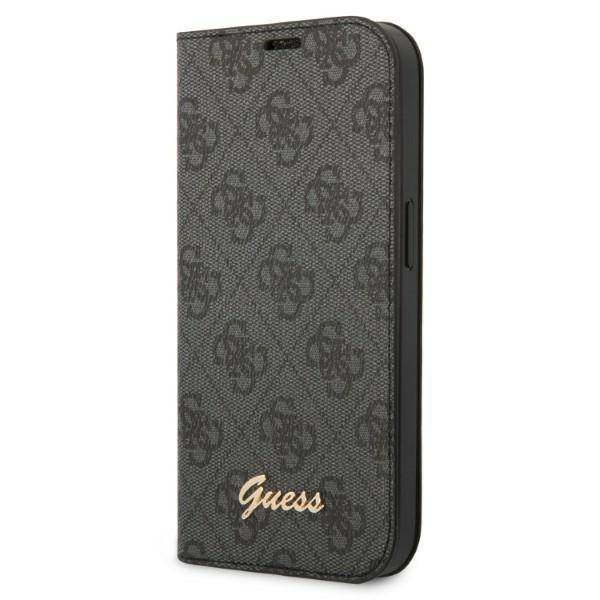 Guess 4G Metal Camera Outline Booktype Case - Etui iPhone 14 Pro Max (czarny)