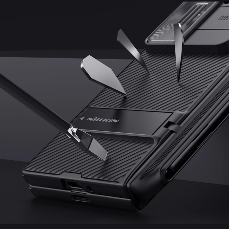 Nillkin CamShield Fold Case für Samsung Galaxy Z Fold 6 5G mit Stylus-Halter – Schwarz