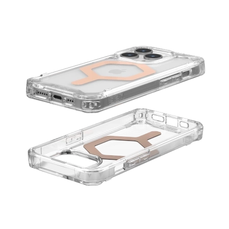 UAG Plyo Magsafe - protective case for iPhone 15 Pro compatible with MagSafe (ice-rose gold)