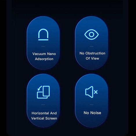 FORCELL F-Grip MagLuxe uchwyt samochodowy do szyby/deski/kratki magnetyczny czarny