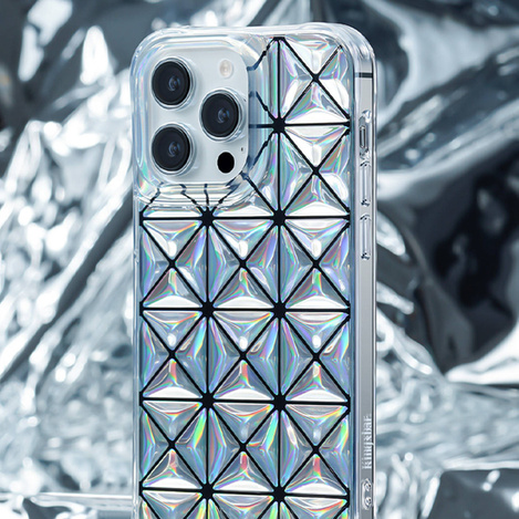 Kingxbar Miya Series case for iPhone 14 cover back cover laser color