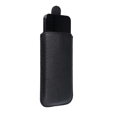 Futerał Skórzany Uniwersalny Slim Kora 2 - do Iphone 5/5S/5SE/5C czarny