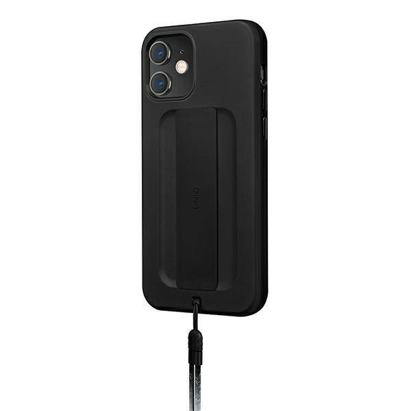 UNIQ Heldro antybakteryjne etui na iPhone 12 mini czarny (Antimicrobial)