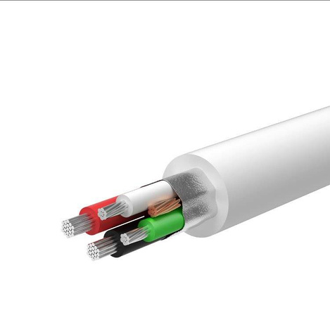 Ugreen zewnętrzna karta dźwiękowa muzyczna adapter USB - 3,5 mm mini jack 15 cm biały (US205 30143)