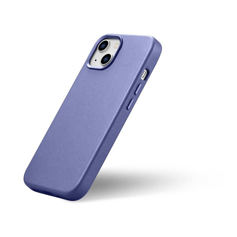 iCarer Case Leather genuine leather case for iPhone 14 hellviolett (WMI14220705-LP) (MagSafe compatible)