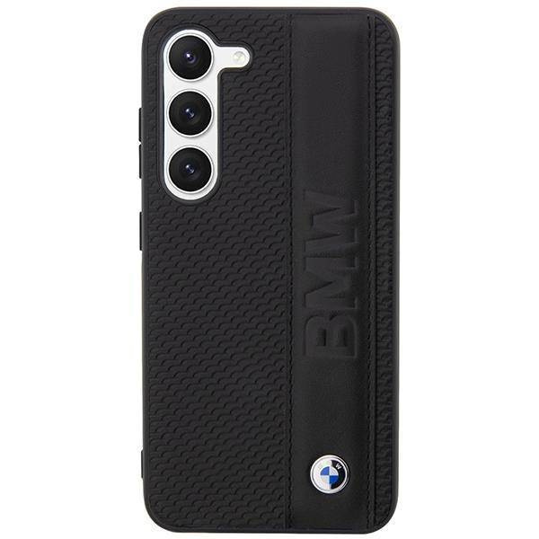 Koffer BMW BMHCS23M22RDPK S23+ S916 schwarz/schwarz Hartschalenkoffer Leder Struktur &amp; Streifen
