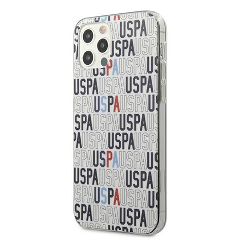 US Polo USHCP12LPCUSPA6 iPhone 12 6,7" Pro Max biały/white Logo Mania Collection