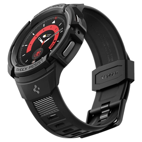 Spigen RUGGED ARMOR „PRO“ Watch UHR 5 PRO (45 MM) SCHWARZ