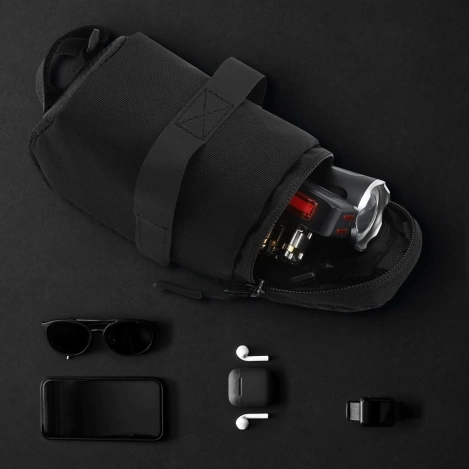 Wozinsky torba rowerowa pod siodełko 0,6 L czarny (WBB8BK black)