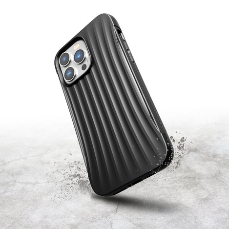 Raptic X-Doria Clutch Case iPhone 14 Pro Rückseite schwarz