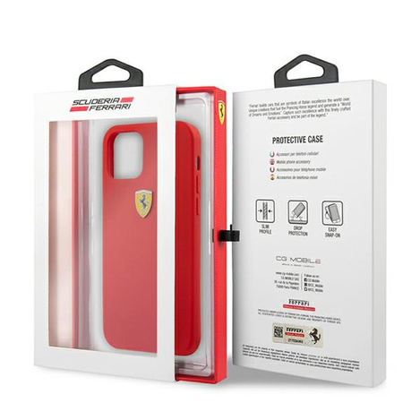 Ferrari FESSIHCP13SRE iPhone 13 mini 5.4 &quot;red / red hardcase Silicone