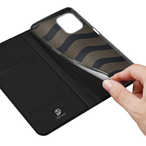 Dux Ducis Skin Pro Hülle für Realme 10 5G / Realme 9i 5G Cover Flip Card Wallet Stand Schwarz