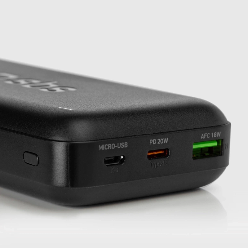 Powerbank SBS TTBB20000PD20K 20000 mAh 20W PD USB-C, USB-A, Micro-USB - czarny