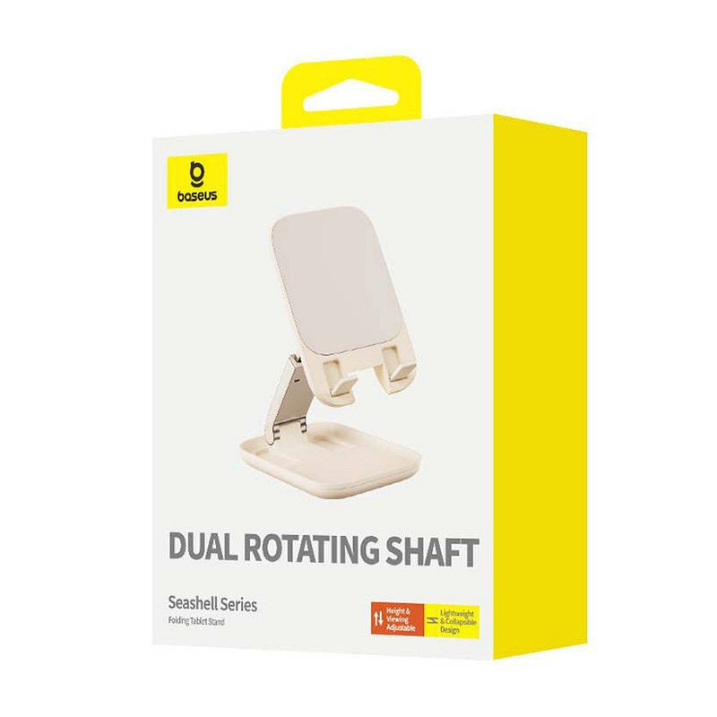 BASEUS składana podstawka pod tablet Seashell różowa BS-HP009