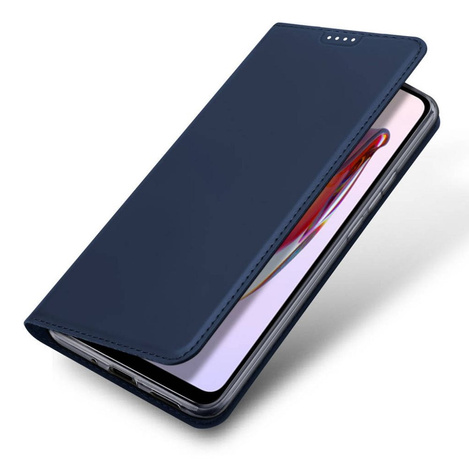Dux Ducis Skin Pro Hülle für Xiaomi Redmi 11A / Poco C55 / Redmi 12C Cover Flip Card Wallet Stand Blau