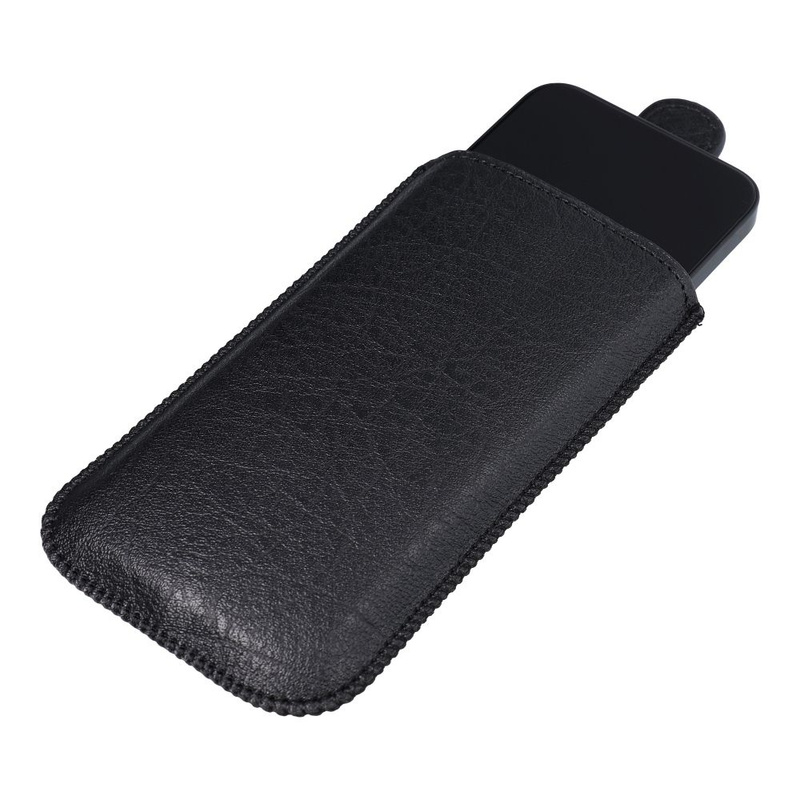 Futerał Skórzany Uniwersalny Slim Kora 2 - do Iphone XR/11 czarny