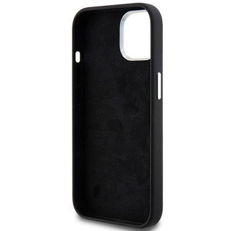 BMW Signature Liquid Silicone MagSafe case for iPhone 15 - black