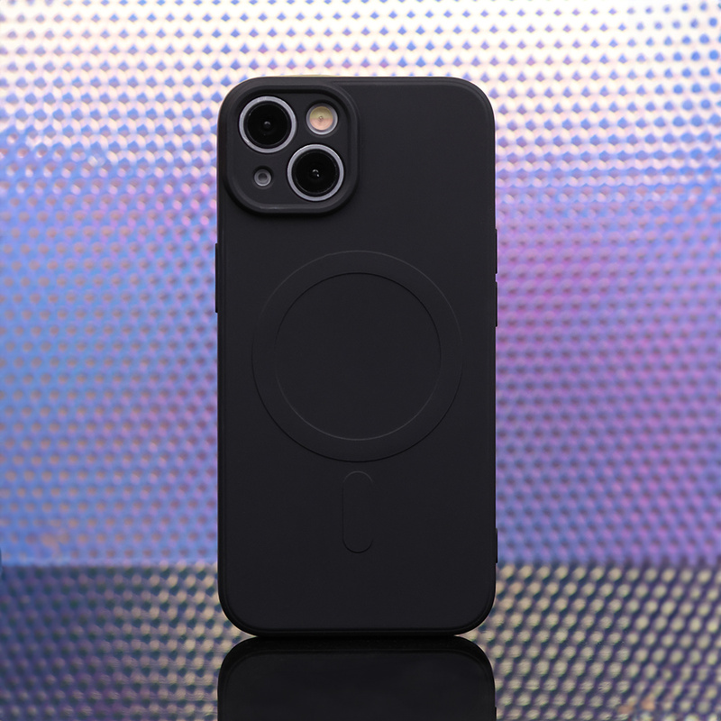 Nakładka Simple Color Mag do iPhone 15 Pro 6,1" czarna