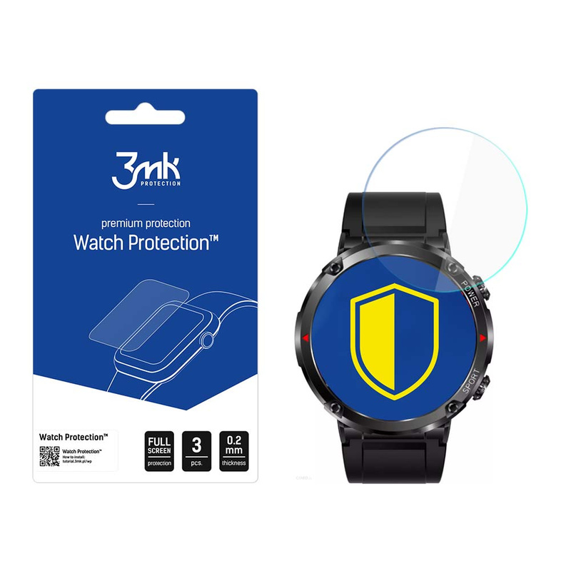 Rubicon RNCE96 - 3mk Watch Protection™ v. FlexibleGlass Lite