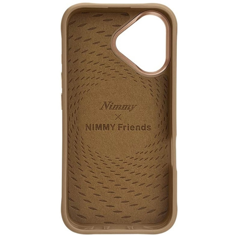 Etui Nimmy Tygrys MagSafe do iPhone 16    jasnobrązowy