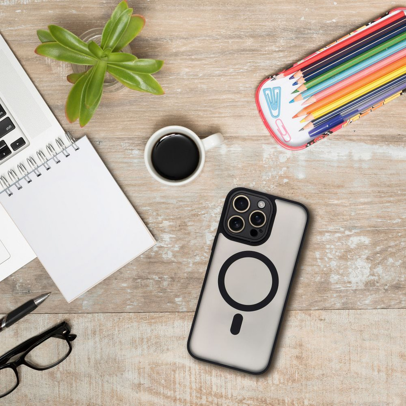 Futerał VARIETE MAG COVER kompatybilny z MagSafe do SAMSUNG S25 ULTRA fioletowy