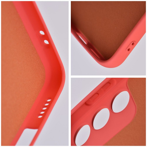 Futerał SILICONE do SAMSUNG S25 brzoskwiniowy