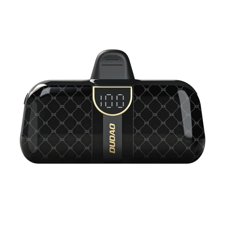 Dudao K20SL mini power bank in the shape of a Lightning bag 5000mAh - black