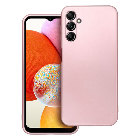 Futerał METALLIC do SAMSUNG A14 5G / A14 4G różowy