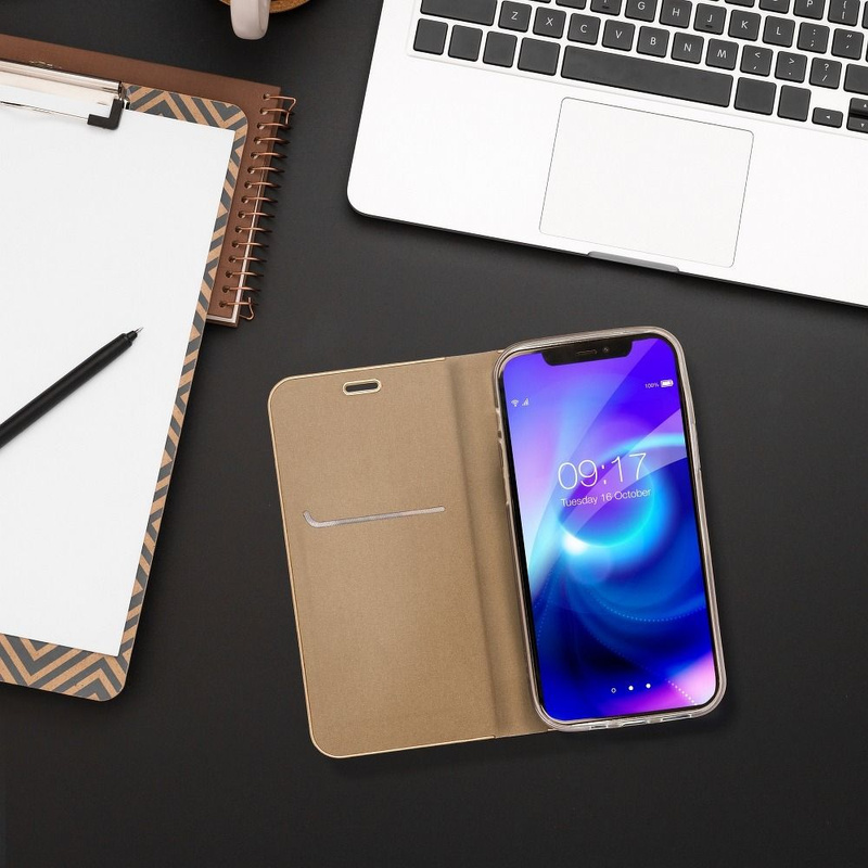 Kabura LUNA Book Gold do HUAWEI P20 Lite złoty