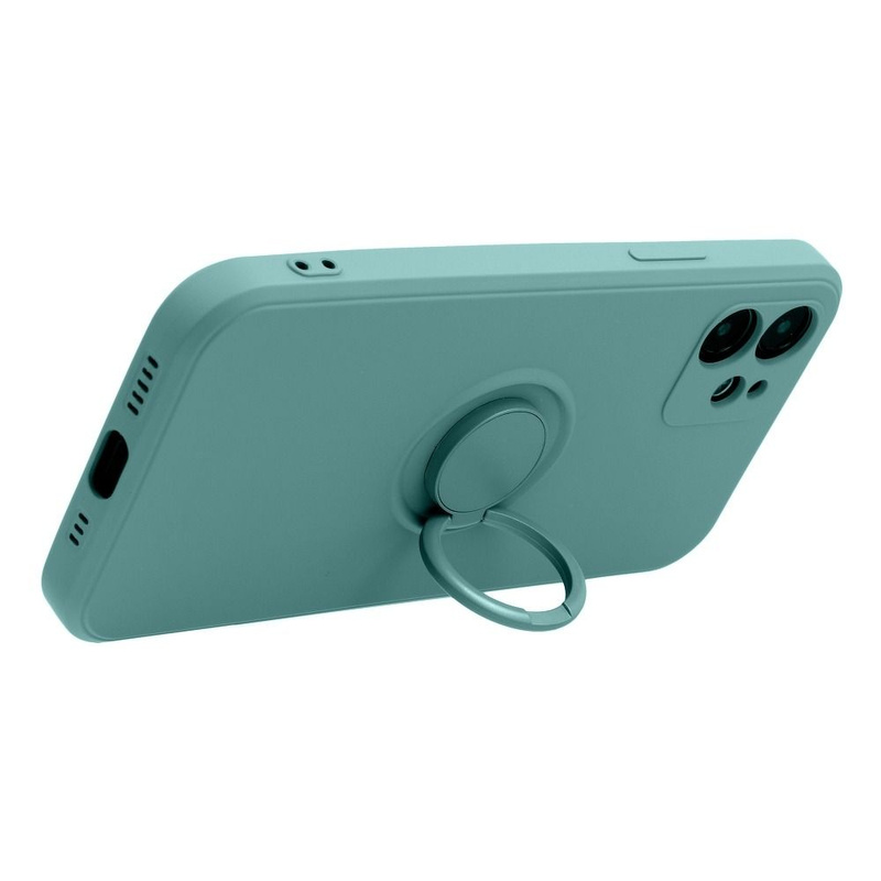 Futerał SILICONE RING do SAMSUNG Galaxy S20 FE / S20 FE 5G zielony