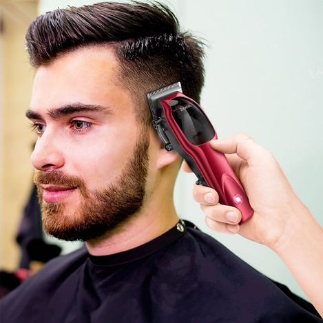 Maszynka do strzyżenia włosów Hoco DAR23 czerwona