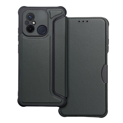 Kabura RAZOR Book do XIAOMI Redmi 12C ciemnozielony