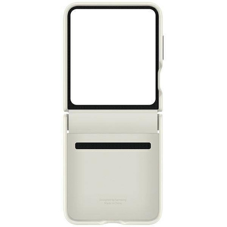 Etui z ekoskóry do Samsung Galaxy Z Flip 5 - kremowe