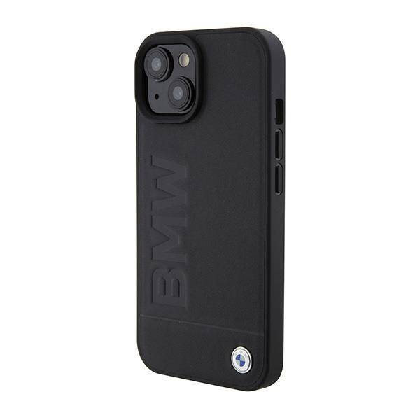 Etui BMW Signature Logo Imprint MagSafe do iPhone 15 - czarne