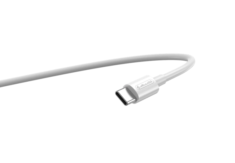 JELLICO kabel B1 USB-C - USB-C PD 60W 1M Biały
