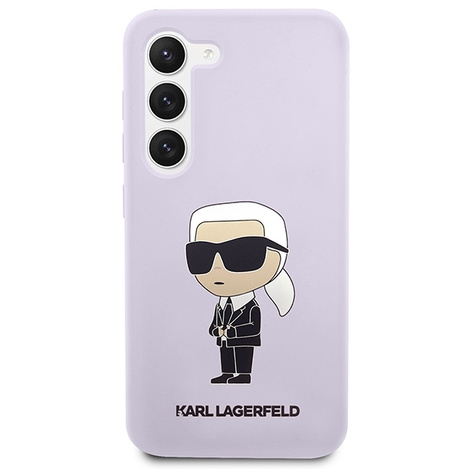 Karl Lagerfeld Silicone NFT Ikonik - Etui Samsung Galaxy S23+ (fioletowy)