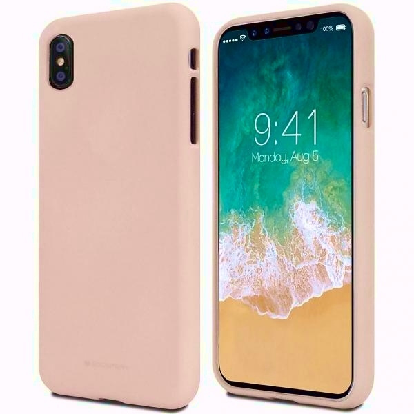Schutzhülle IPHONE 14 PRO MAX Mattes Silikon Mercury Soft Jelly sand