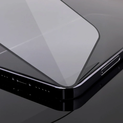 Wozinsky Tempered Glass Full Glue für Samsung Galaxy A55 mit schwarzem Rahmen