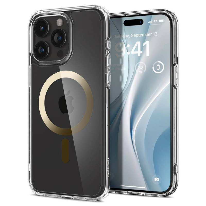 Spigen ULTRA HYBRID MAG MAGSAFE IPHONE 15 PRO GOLD