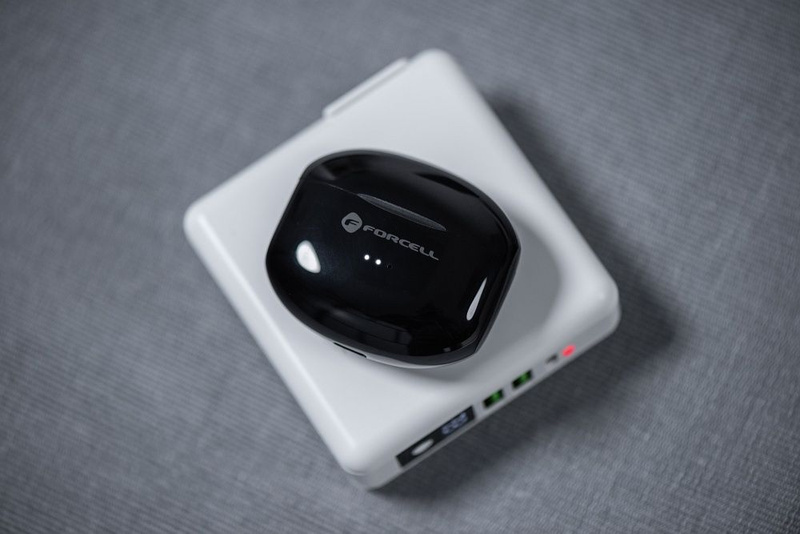 FORCELL F-AUDIO słuchawki bezprzewodowe / bluetooth stereo TWS CLEAR Sound czarne