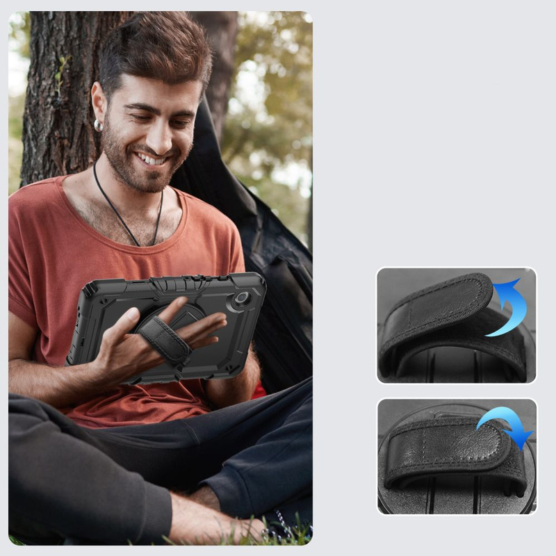 Case SAMSUNG GALAXY TAB A9 Tech-Protect Solid360 black