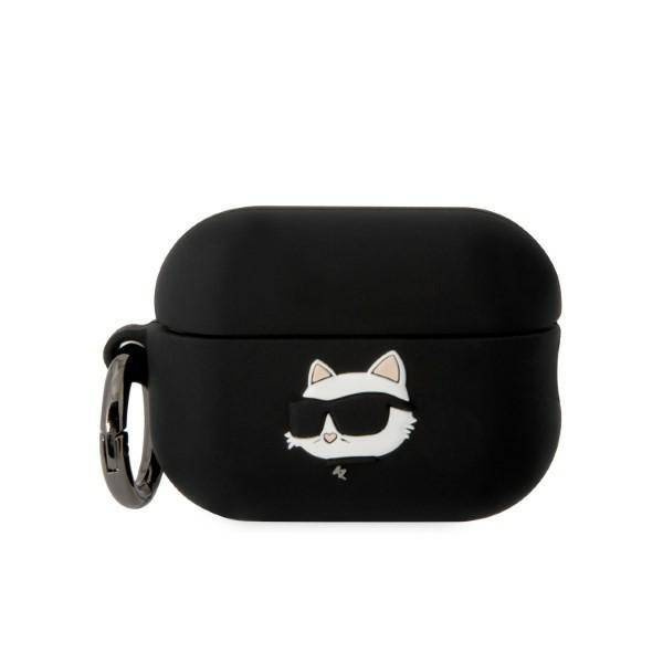 Karl Lagerfeld Silicone NFT Choupette Head 3D - Etui AirPods Pro 2 (czarny)
