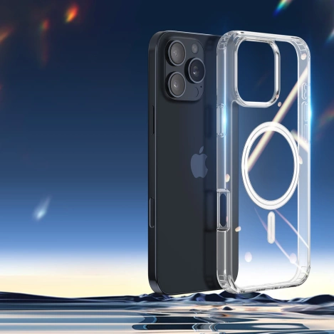 Dux Ducis Clin Mag Hülle mit MagSafe für iPhone 16 Pro – transparent