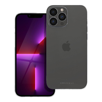 Futerał Roar Pure Simple Fit Case - do iPhone 13 Pro Max Transparent
