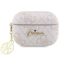 Guess GUAP2G4GSMP AirPods Pro 2 cover pink/pink 4G Charm Collection