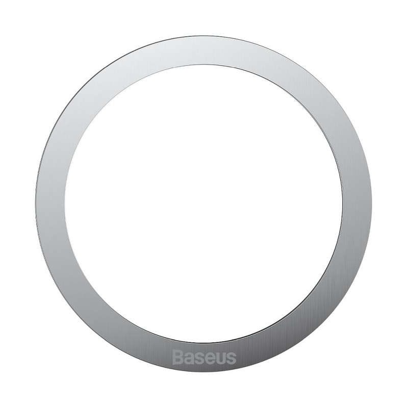 Baseus Halo Series magnetic ring (2 pcs / package) silver (PCCH000012)