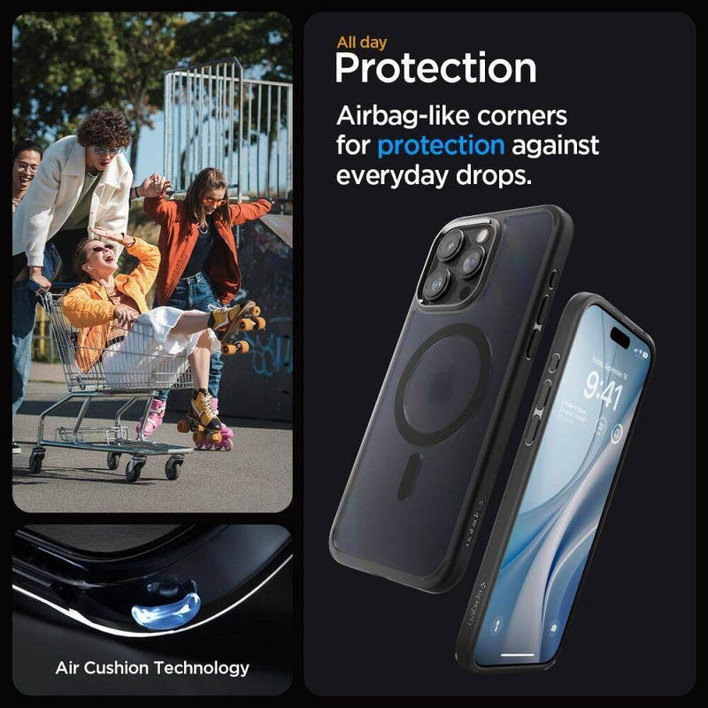 Spigen Ultra Hybrid MAG iPhone 16 Pro MagSafe frost black ACS08134